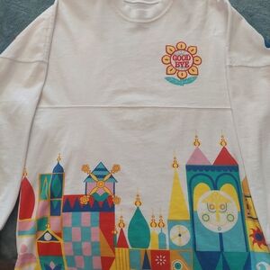 Disney White Sweatshirt with Colorful Graphic